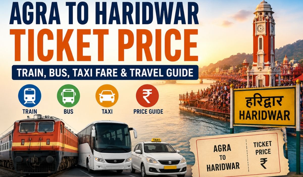 Agra To Haridwar Ticket Price 2026: Train, Bus, Taxi & Travel Cost Guide