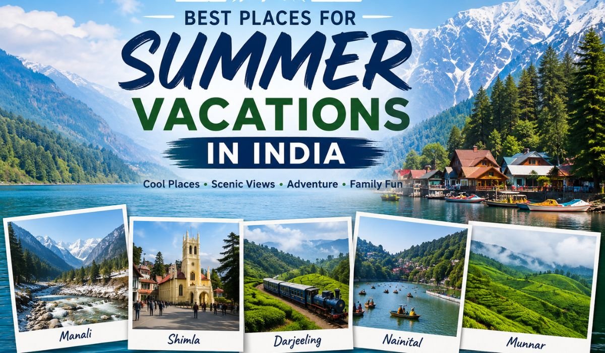 Best Places for Summer Vacations in India: Top Destinations for Families, Couples & Travelers
