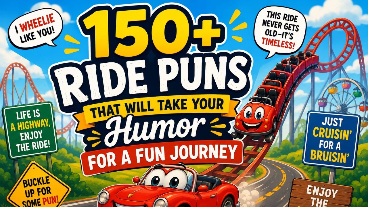 150+ Ride Puns That Will Take Your Humor for a Fun Journey