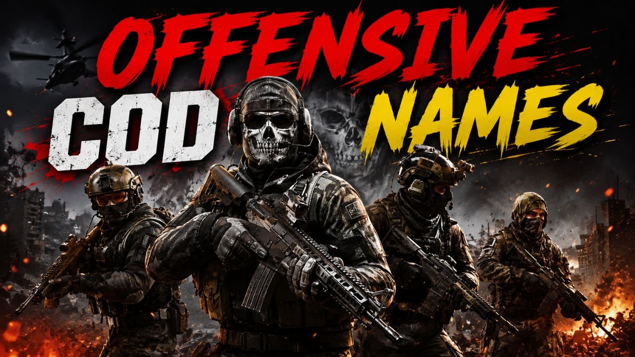 Offensive COD Names: 500+ Funny, Savage & Dark Humor Gamer Tags for Call of Duty