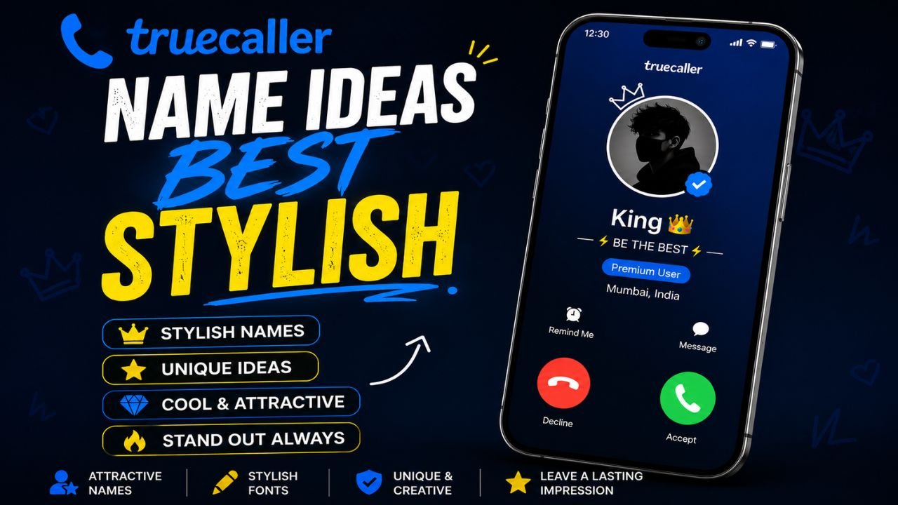 Truecaller Name Ideas: Best Stylish, Funny & Unique Contact Name List
