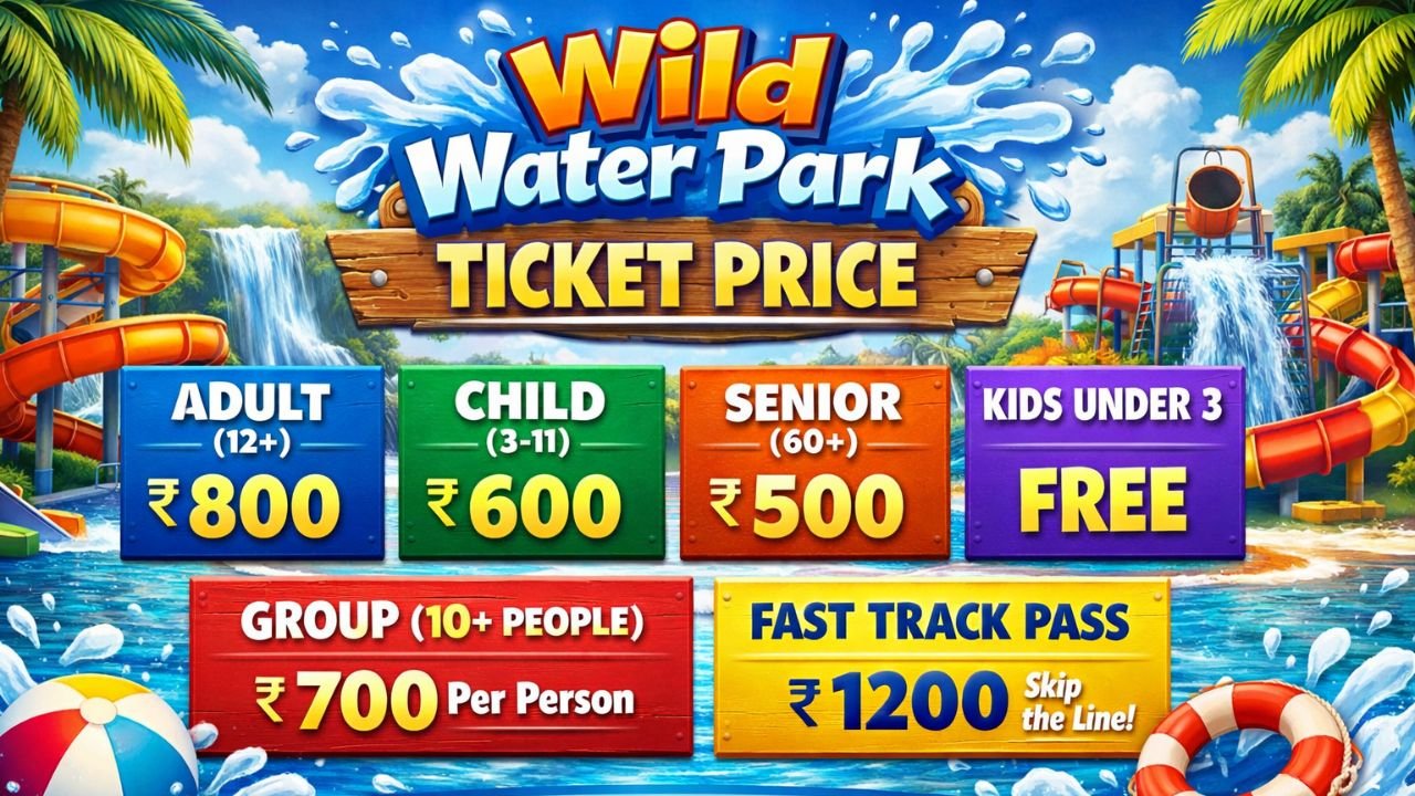 Wild Waters Ticket Price 2026: Entry Fee, Food Cost & Complete Guide