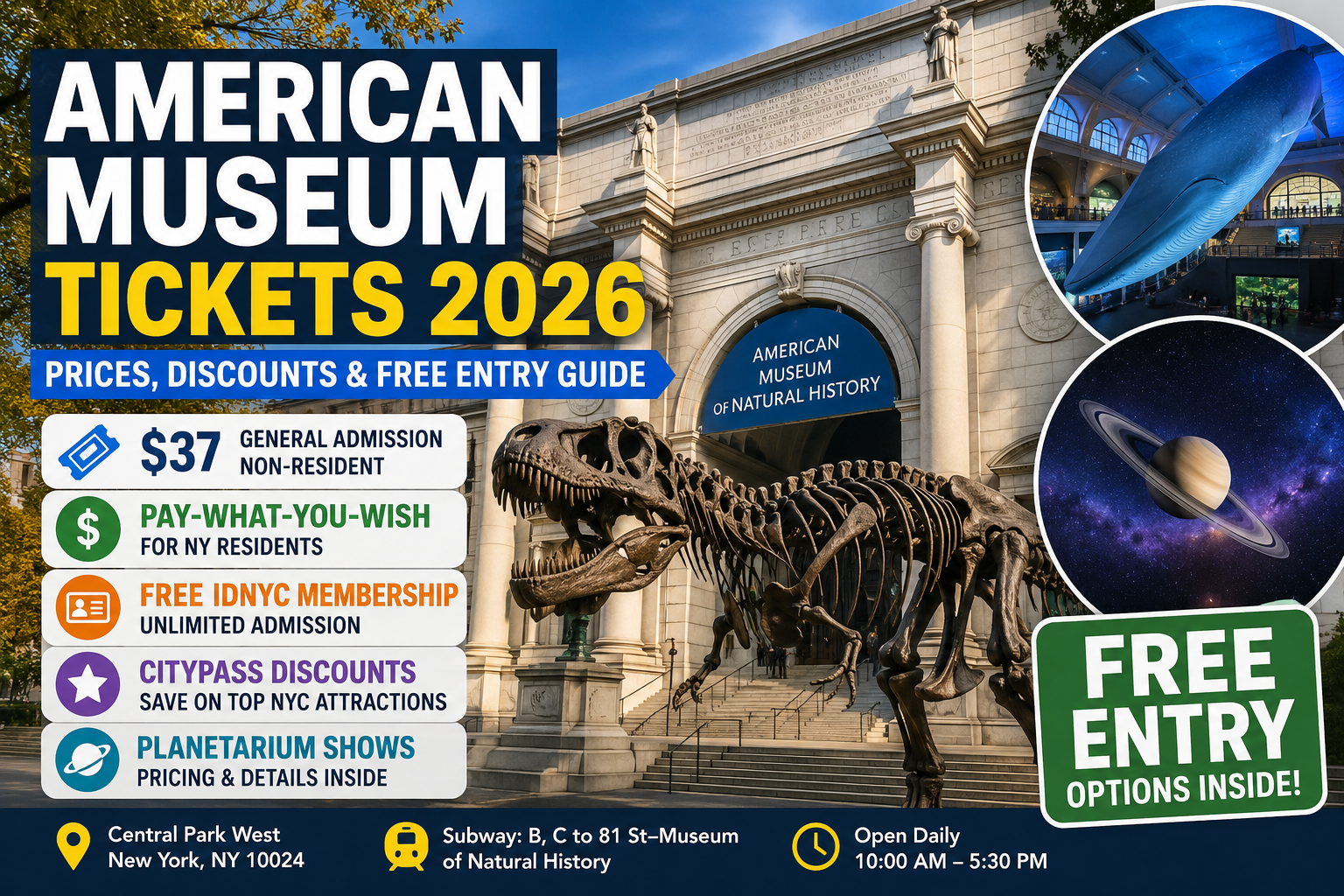 The Real Question: How Much Are American Museum Tickets in 2026