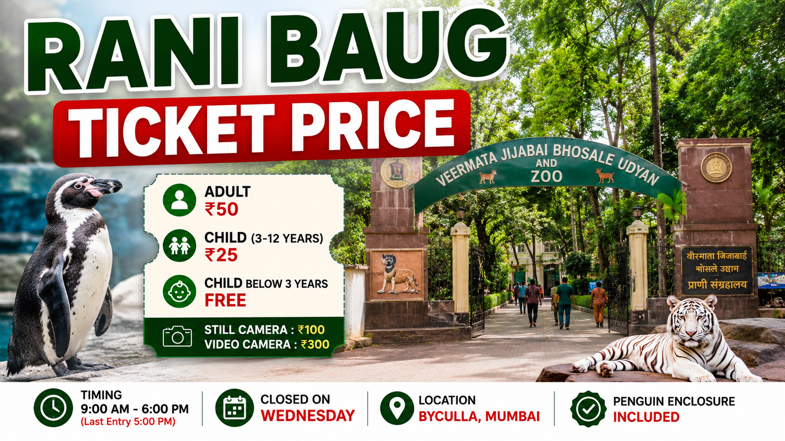 Rani Baug Ticket Price 2026: Entry Fee, Timing & Practical Guide
