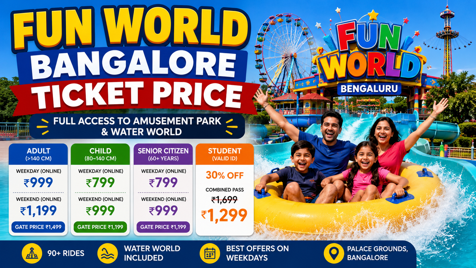Fun World Bangalore Ticket Price 2026: Value, Location & Hidden Costs