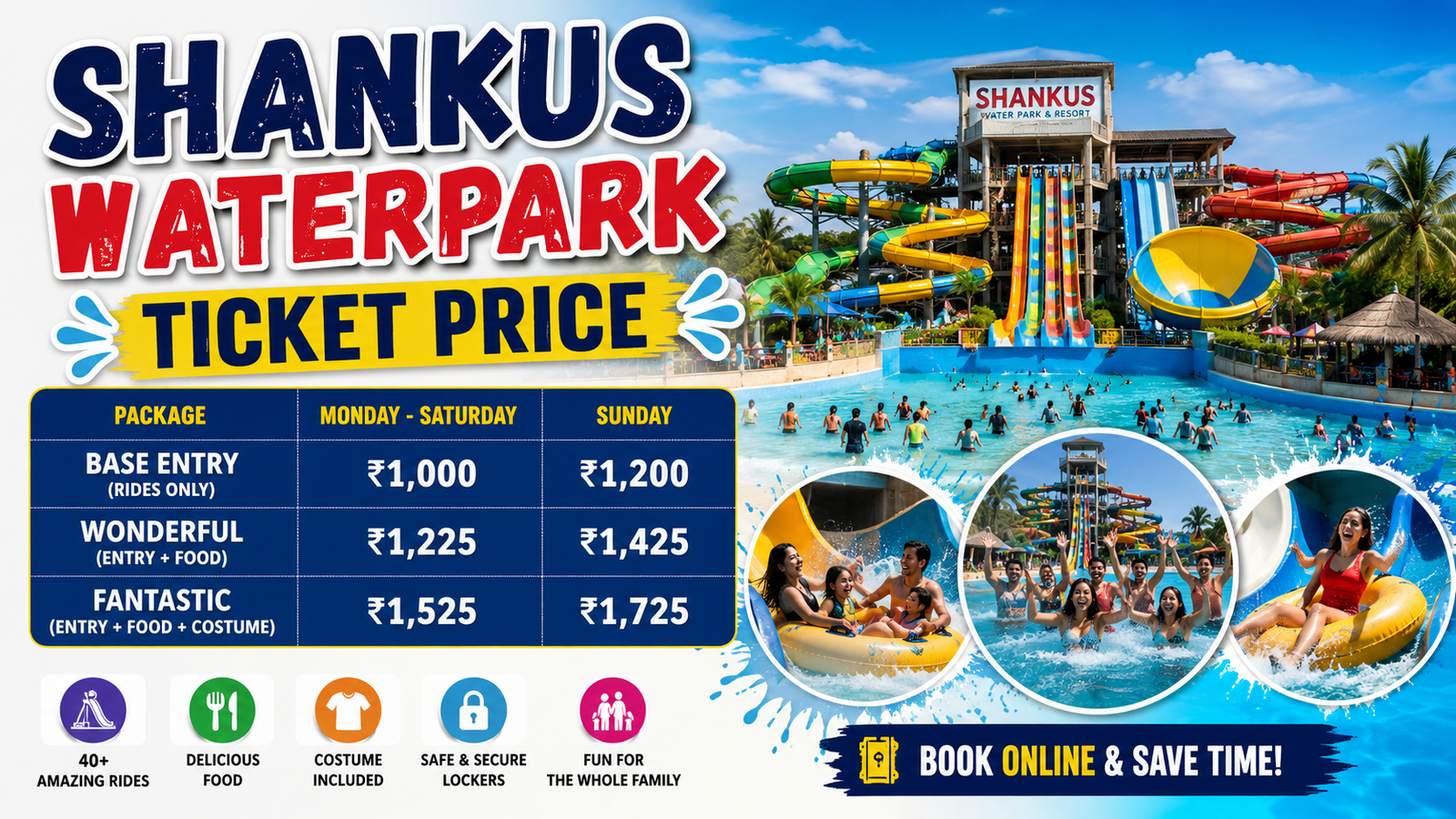 Shankus Waterpark Ticket Price 2026: The Complete Breakdown