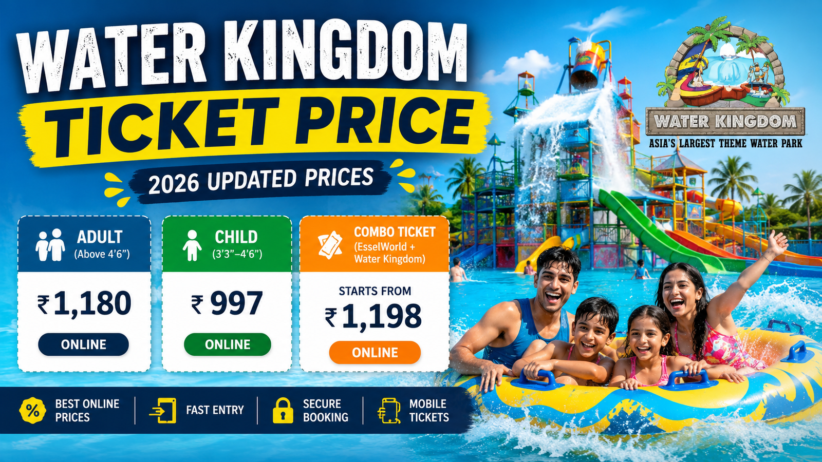 Water Kingdom Ticket Price 2026: The Real Cost, Hidden Fees & Whether It’s Worth Your Money