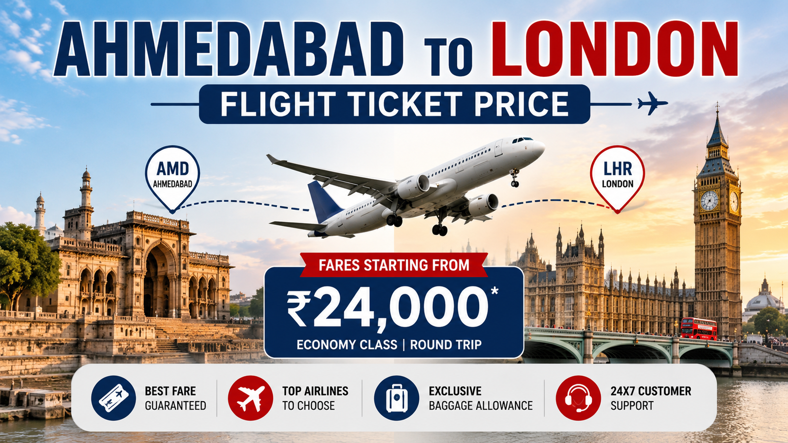 Ahmedabad to London Flight Ticket Price 2026: The Real Market, Not Travel Blog Fluff