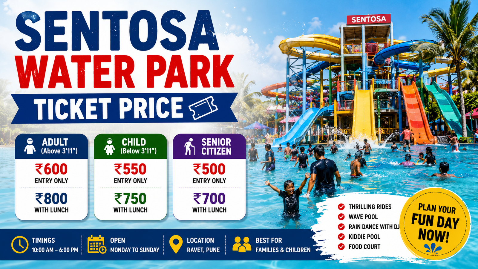 Sentosa Water Park Ticket Price 2026 – Entry Fee, Timings & Honest Verdict