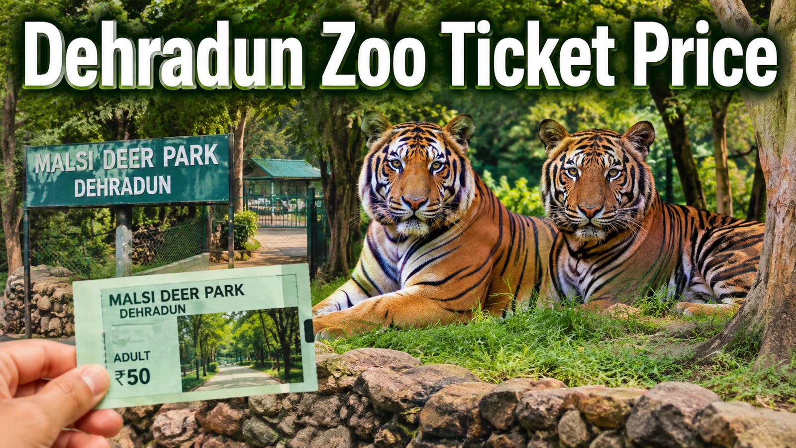 Dehradun Zoo Ticket Price 2026: Entry Fee, Timings & Tiger Guide