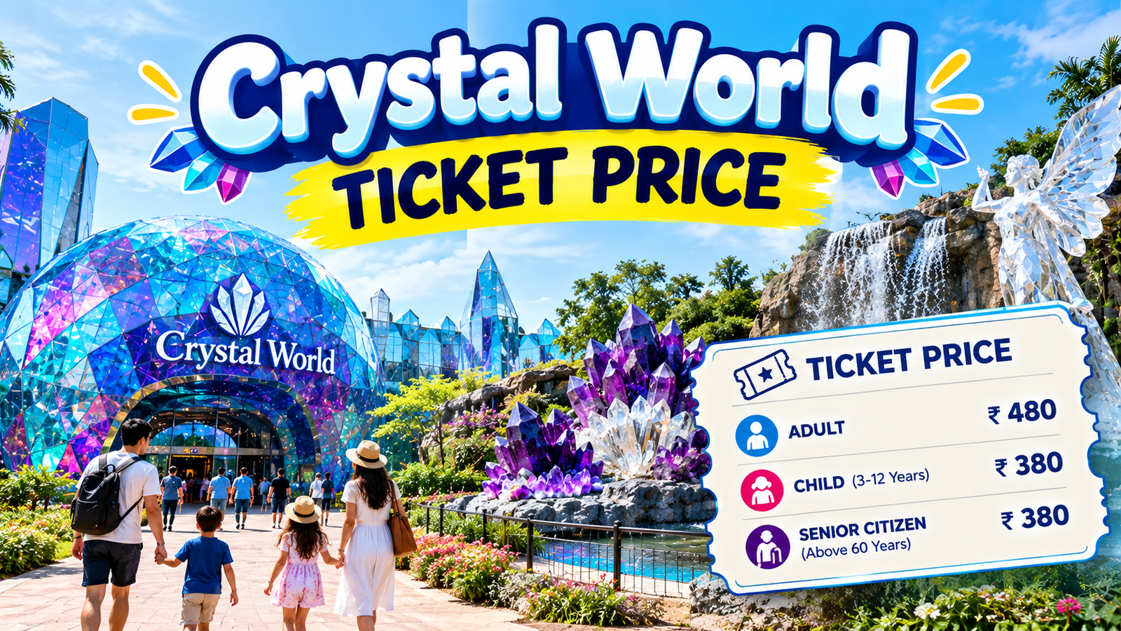 Crystal World Ticket Price 2026: Entry Fee, Timings, Booking & Visitor Guide