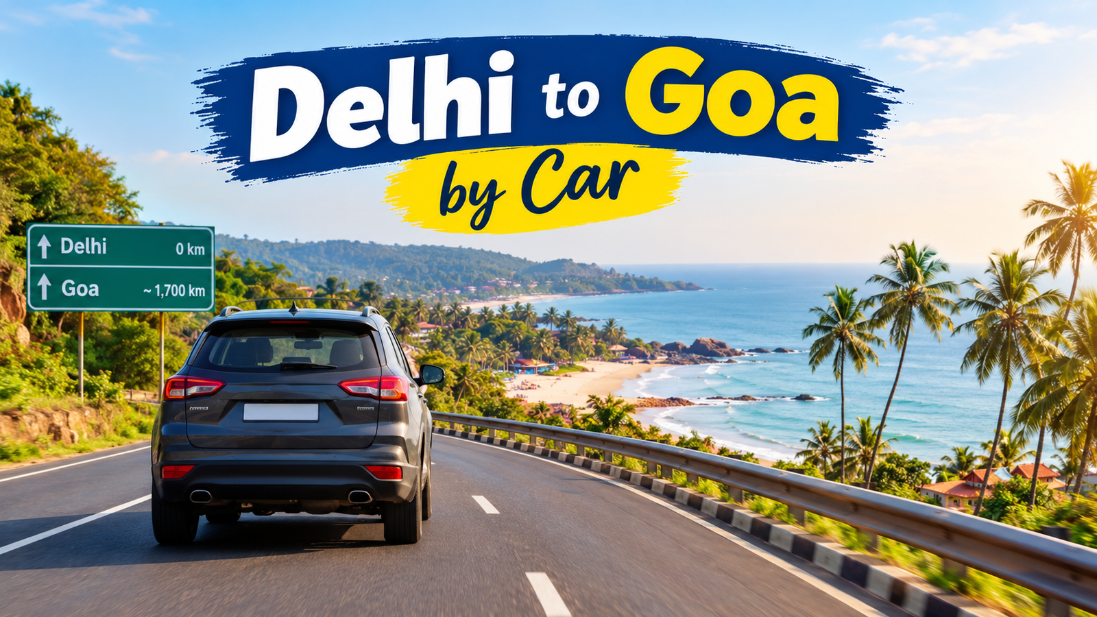 Delhi to Goa by Car: Distance, Time & Cost (2026)
